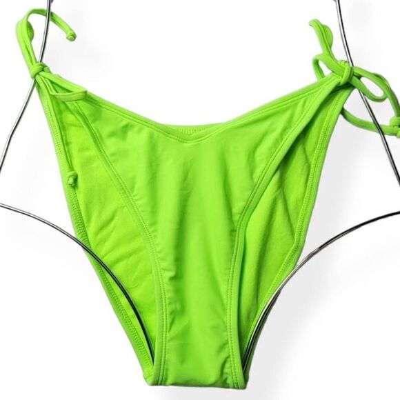 Xhilaration Neon Green String Bikini XL Jrs. - Picture 1 of 3